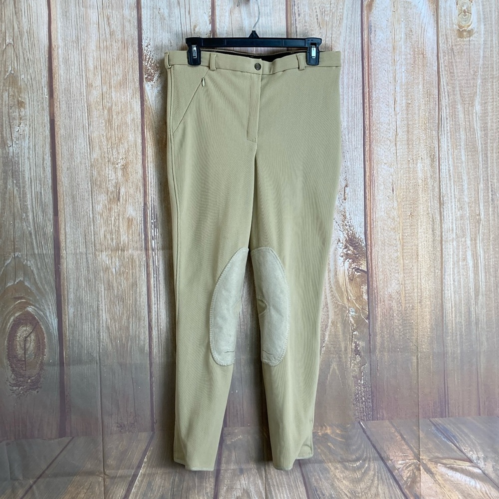 💵Tuff Rider Front Zip Patch Knee Patch Size 32
